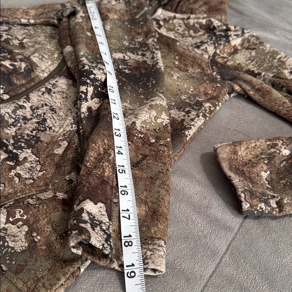RedHead Kids Camo Strata Hoodie - Brown, Green, Tan Sz L - Picture 5 of 12